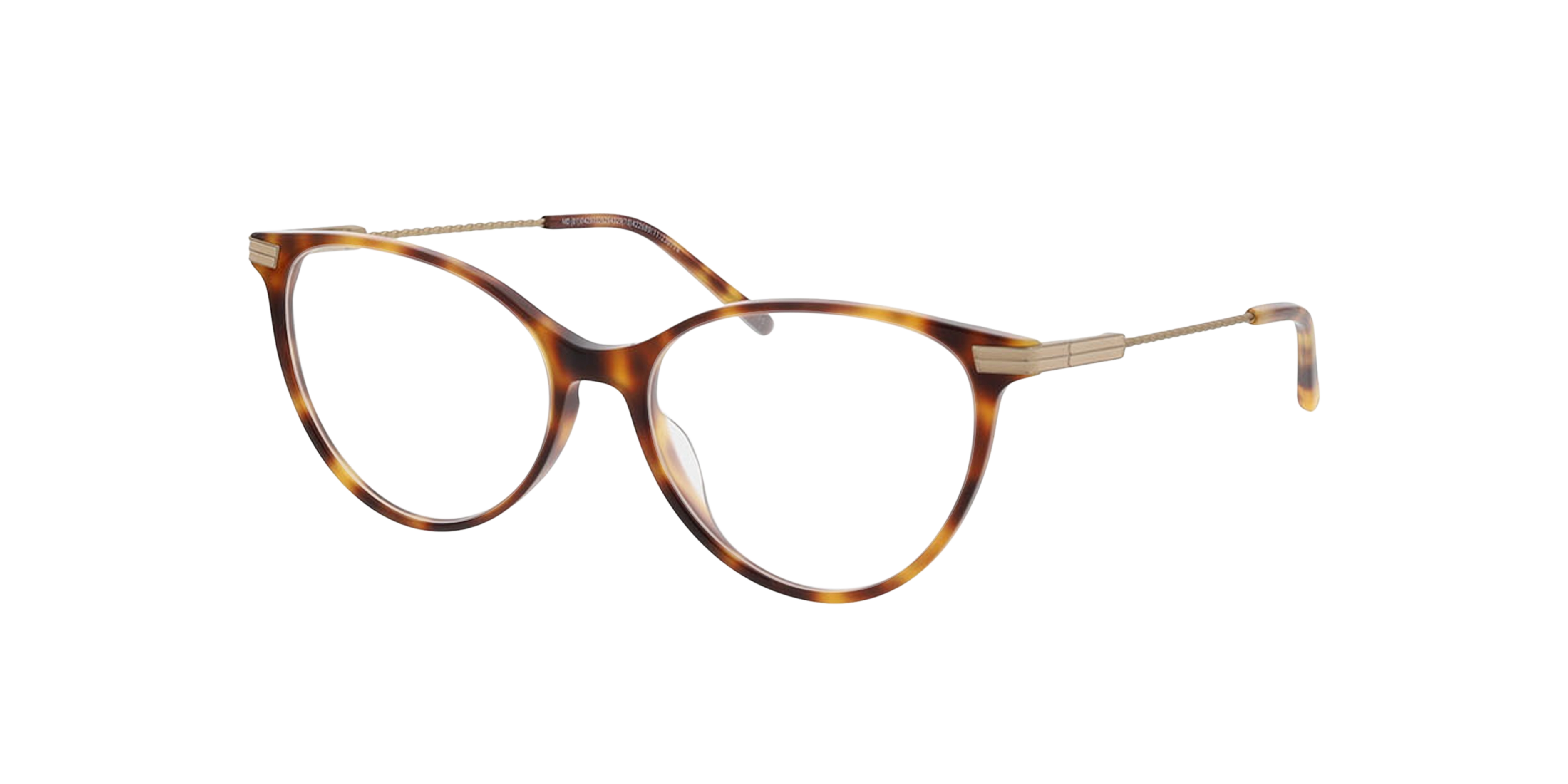 Leona Havana AcetaatEyeglass Frames van B24, Hoekweergave