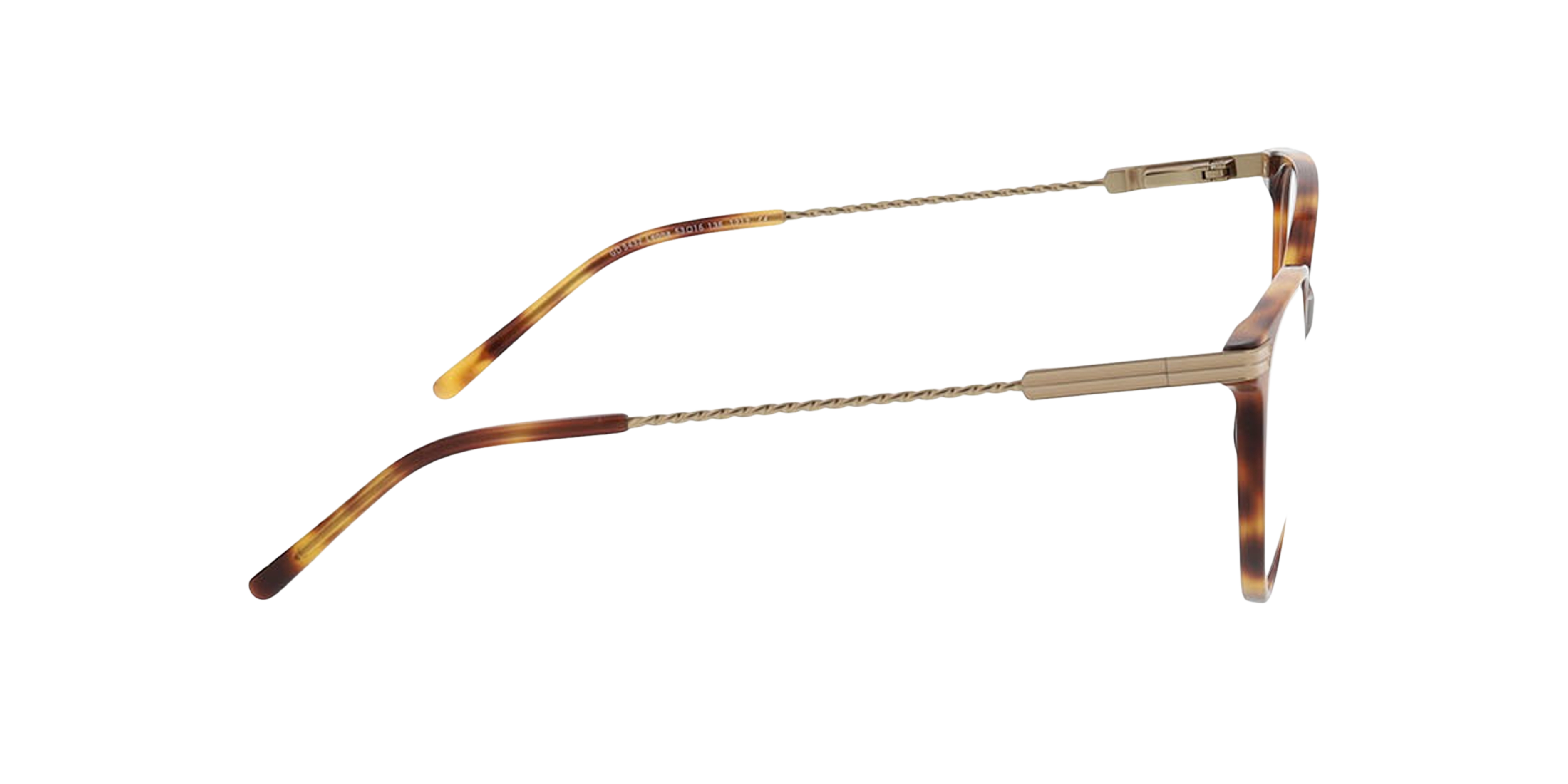 Leona Havana AcetaatEyeglass Frames van B24, Zijaanzicht