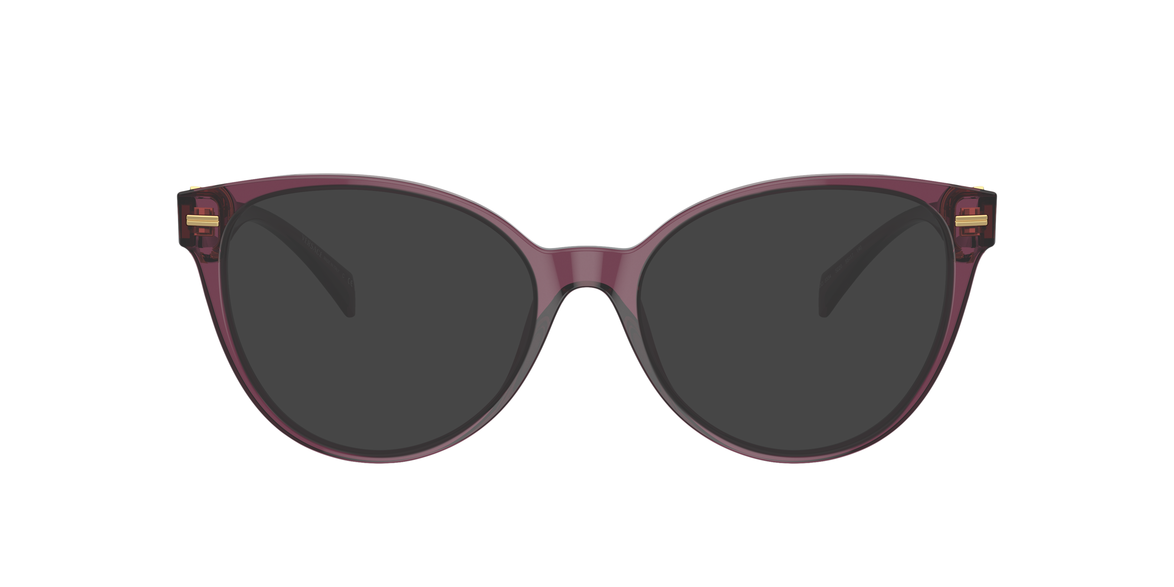 VE3334 Transparant violet AcetaatEyeglass Frames van B24, met getinte lenzen