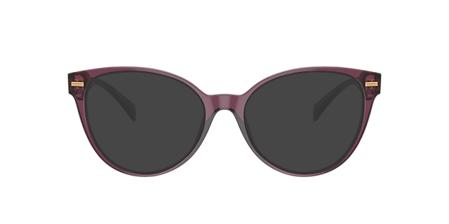 VE3334 Transparant violet AcetaatEyeglass Frames van B24, met getinte lenzen