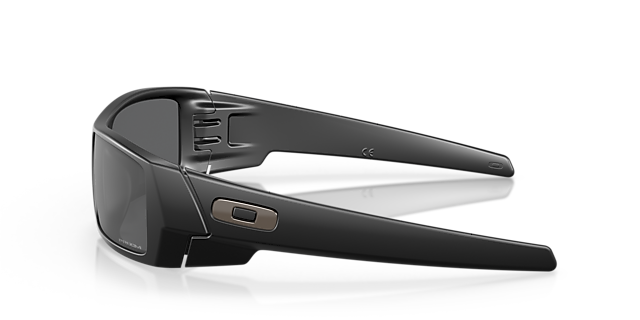 Gascan® Matt Schwarz KunststoffSunglass Frames von B24, Seitenansicht