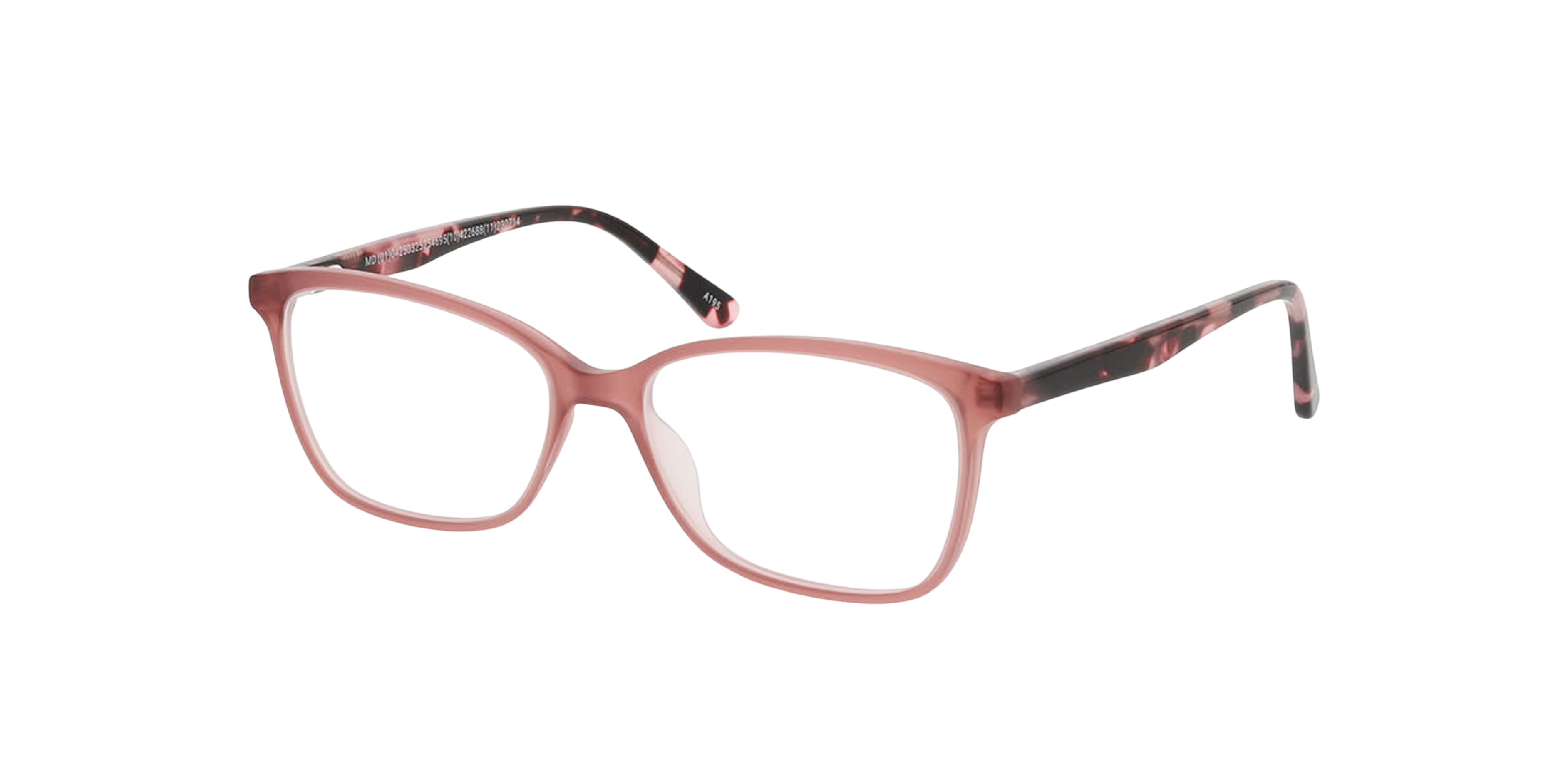 Kimball Kristalroze KunststofEyeglass Frames van B24, Hoekweergave