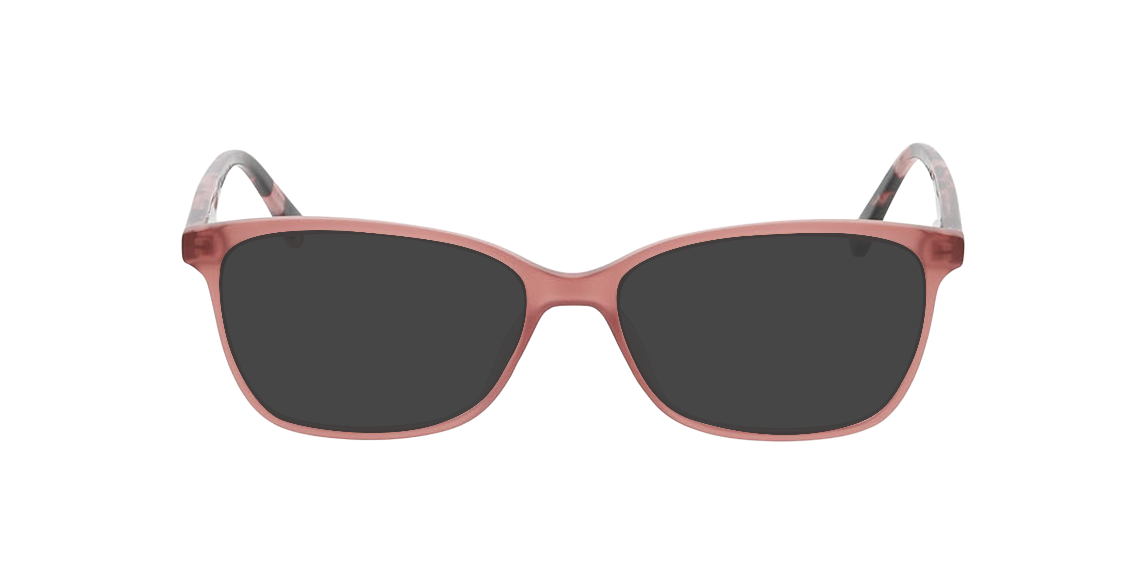 Kimball Kristalroze KunststofEyeglass Frames van B24, met getinte lenzen