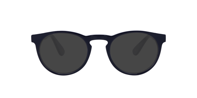 Steven S. Indigo Blue AcetatEyeglass Frames von B24, mit getönten Gläsern