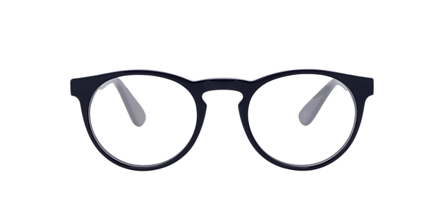 Steven S. Indigo Blue AcetatEyeglass Frames von B24, Vorderansicht