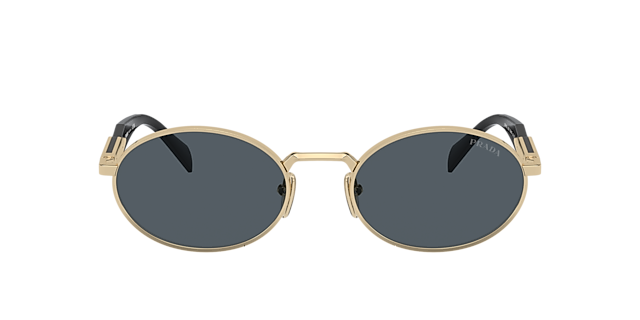 PR 65ZS Lichtgoud MetaalSunglass Frames van B24, met getinte lenzen