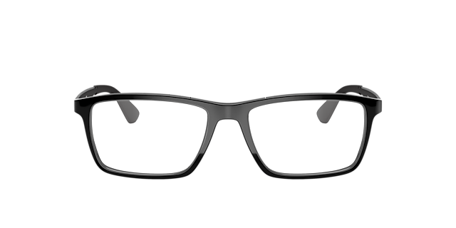 RB7056 Schwarz KunststoffEyeglass Frames von B24, Vorderansicht