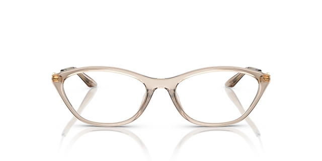 AX3121U Opalescent Light Beige KunststofEyeglass Frames van B24, Vooraanzicht