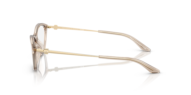 AX3121U Opalescent Light Beige KunststofEyeglass Frames van B24, Zijaanzicht