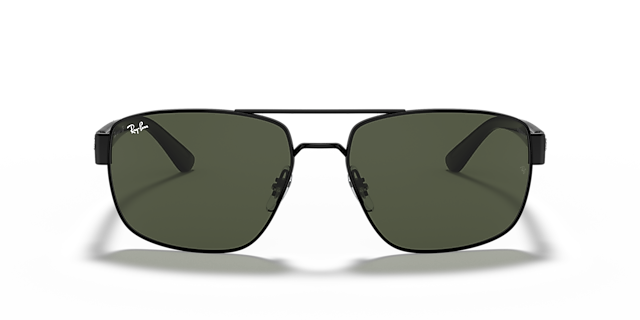 RB3663 Schwarz MetallSunglass Frames von B24, Vorderansicht