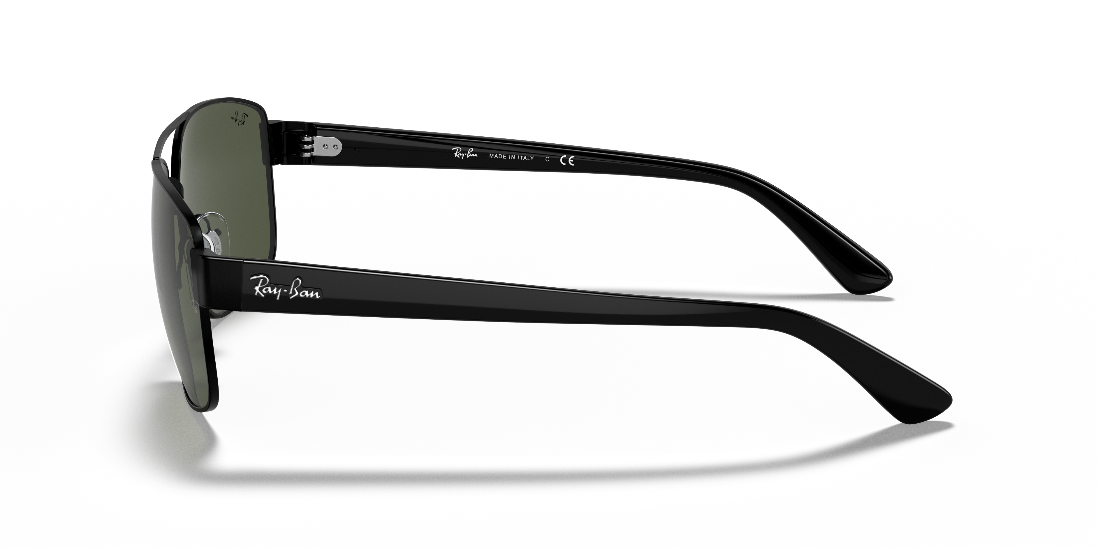 RB3663 Schwarz MetallSunglass Frames von B24, Seitenansicht
