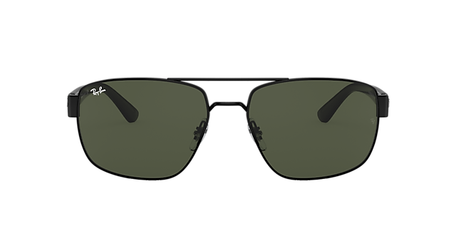 RB3663 Schwarz MetallSunglass Frames von B24, mit getönten Gläsern