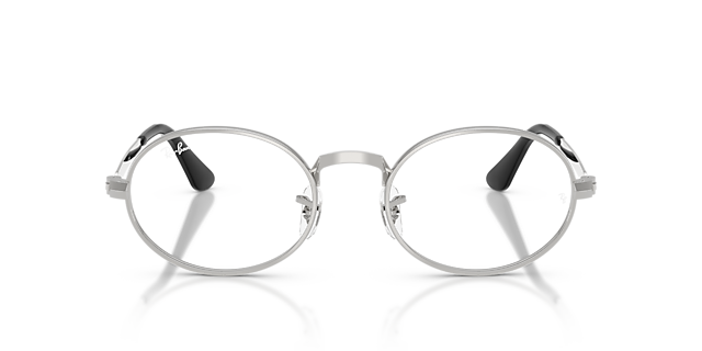 RB3931V Optics By A$AP Rocky Silber MetallEyeglass Frames von B24, Vorderansicht