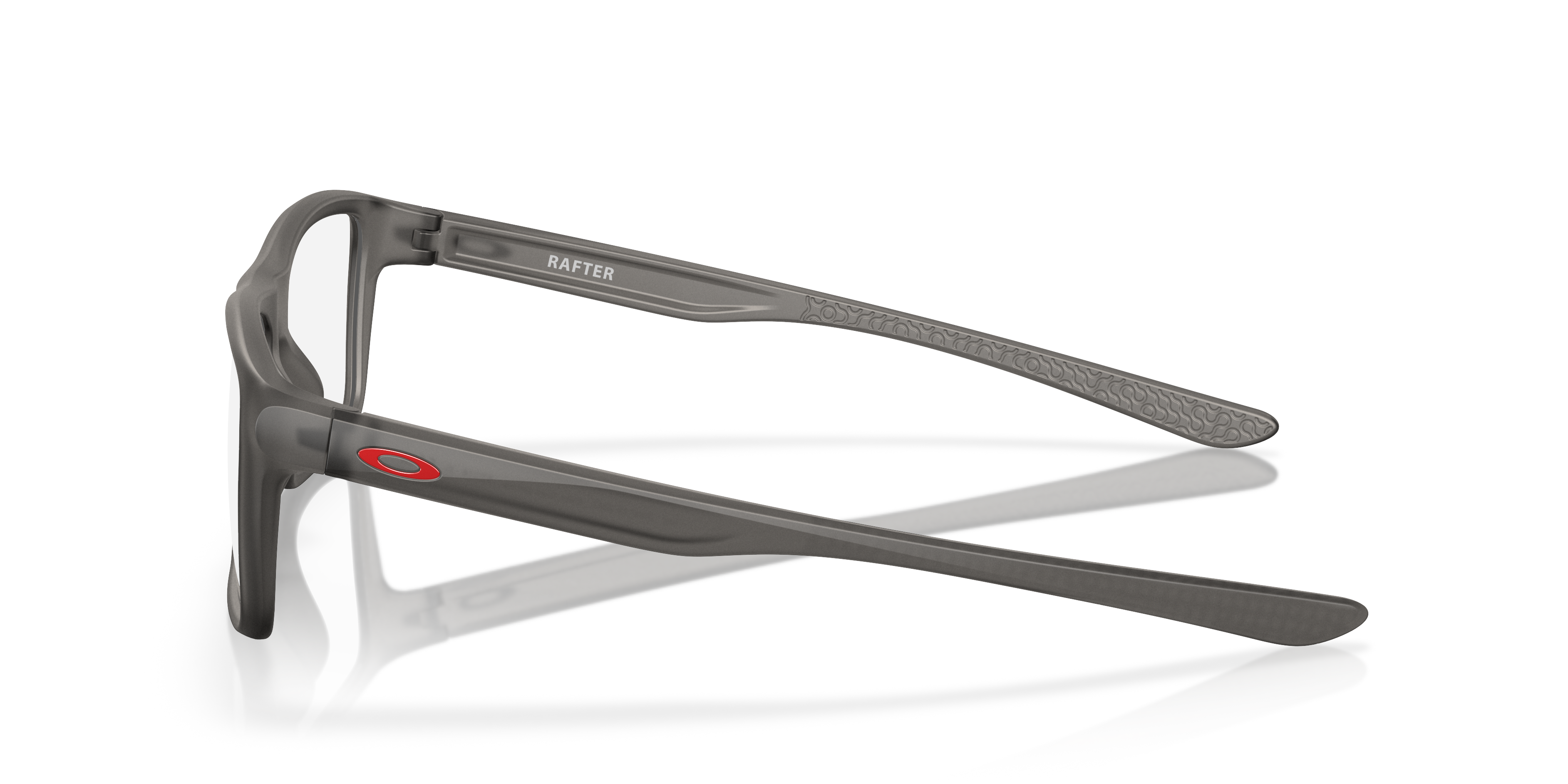 Rafter Satijnglans dofgrijs KunststofEyeglass Frames van B24, Zijaanzicht