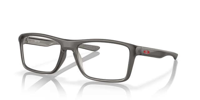 Rafter Grau Rauch satiniert KunststoffEyeglass Frames von B24, Dreiviertelansicht