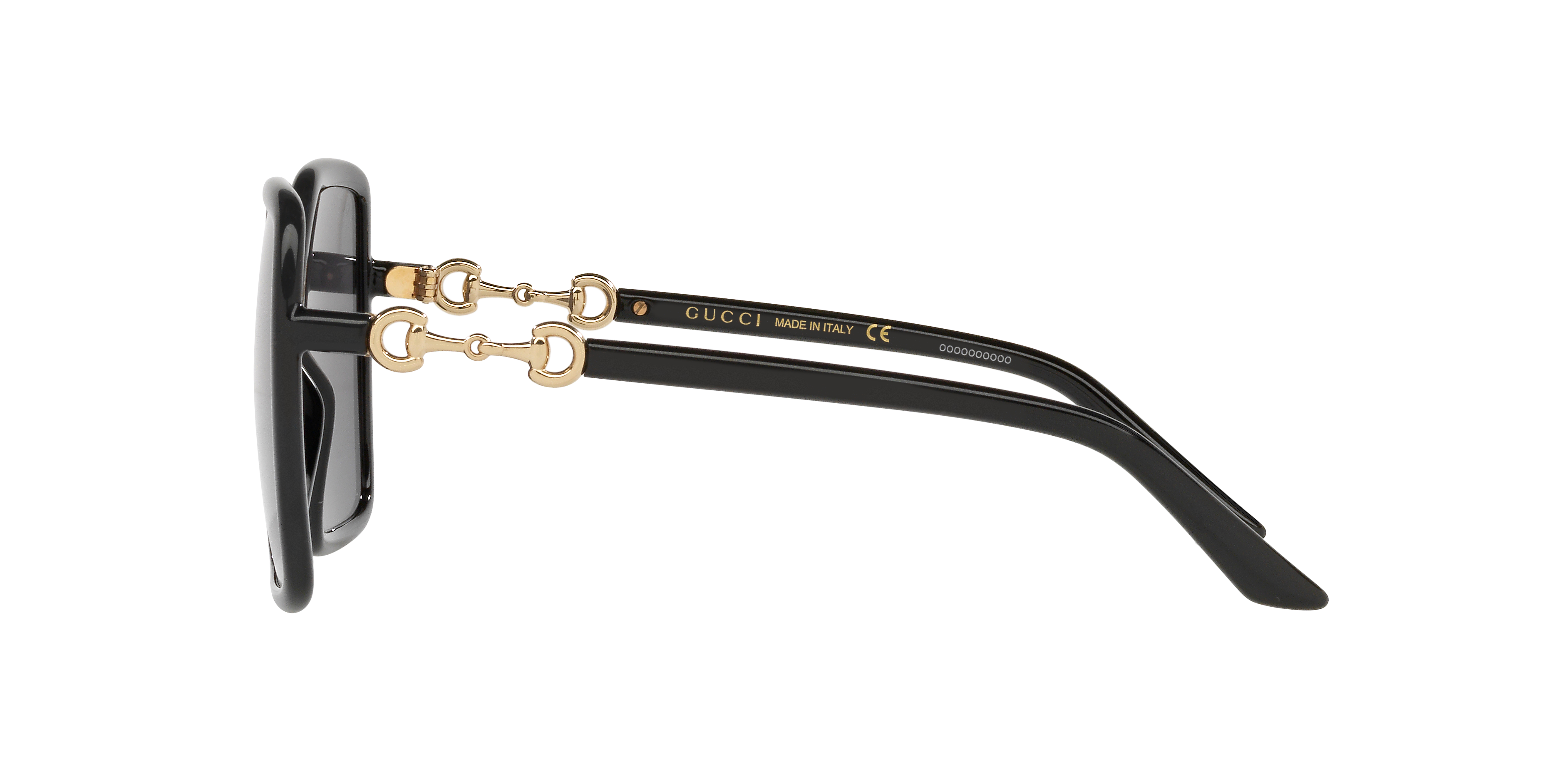 GG0890S Zwart KunststofSunglass Frames van B24, Zijaanzicht