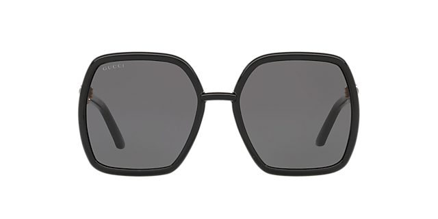 GG0890S Zwart KunststofSunglass Frames van B24, Vooraanzicht