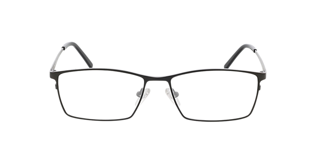 Prag Anthrazit  &  Schwarz TitanEyeglass Frames von B24, Vorderansicht