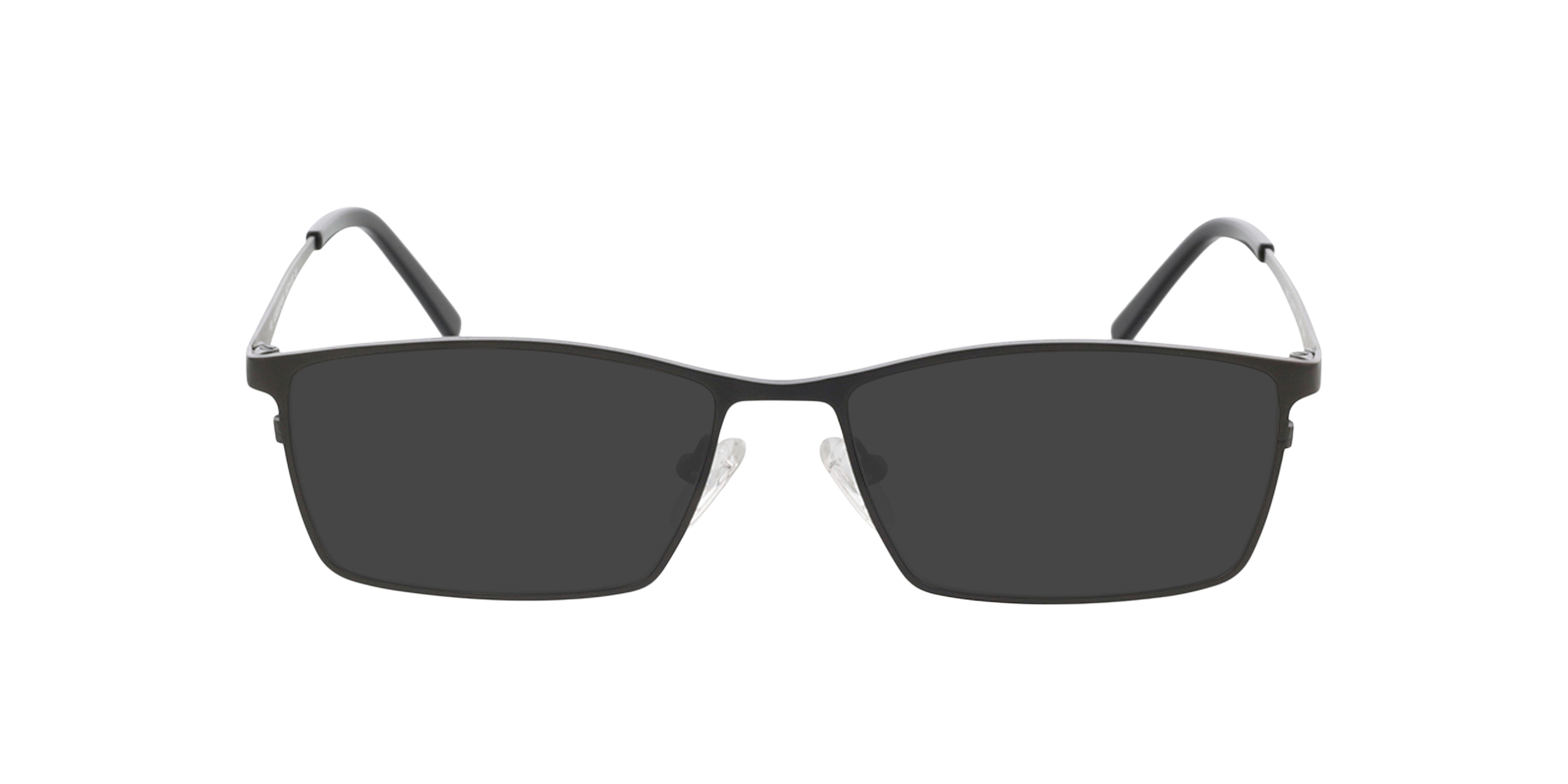 Prag Anthrazit  &  Schwarz TitanEyeglass Frames von B24, mit getönten Gläsern