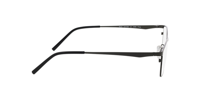 Prag Anthrazit  &  Schwarz TitanEyeglass Frames von B24, Seitenansicht