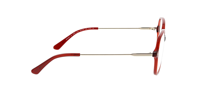 Linz Crystal Burgundy AcetaatEyeglass Frames van B24, Zijaanzicht