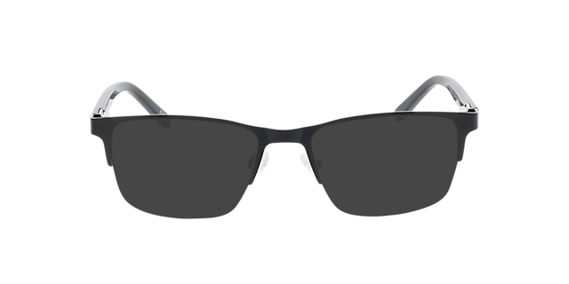 Alamo Mattschwarz MetallEyeglass Frames von B24, mit getönten Gläsern