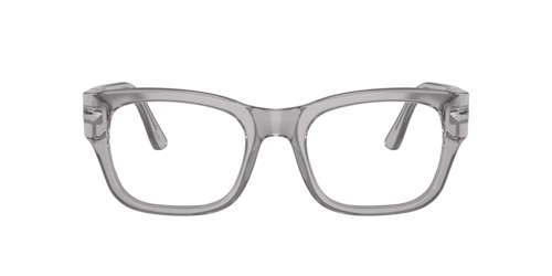 Persol - PO3297V, Grau transparent/Black/Transparent Grey, Größe: Durchschnittlich