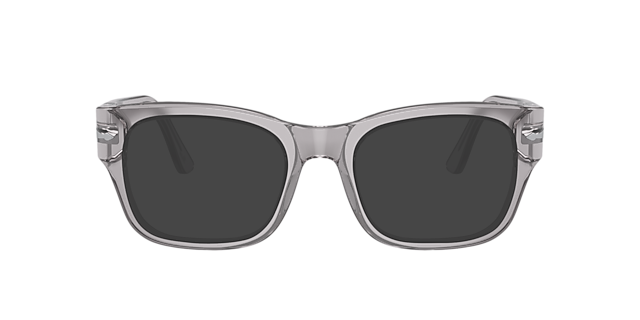 PO3297V Transparant grijs AcetaatEyeglass Frames van B24, met getinte lenzen