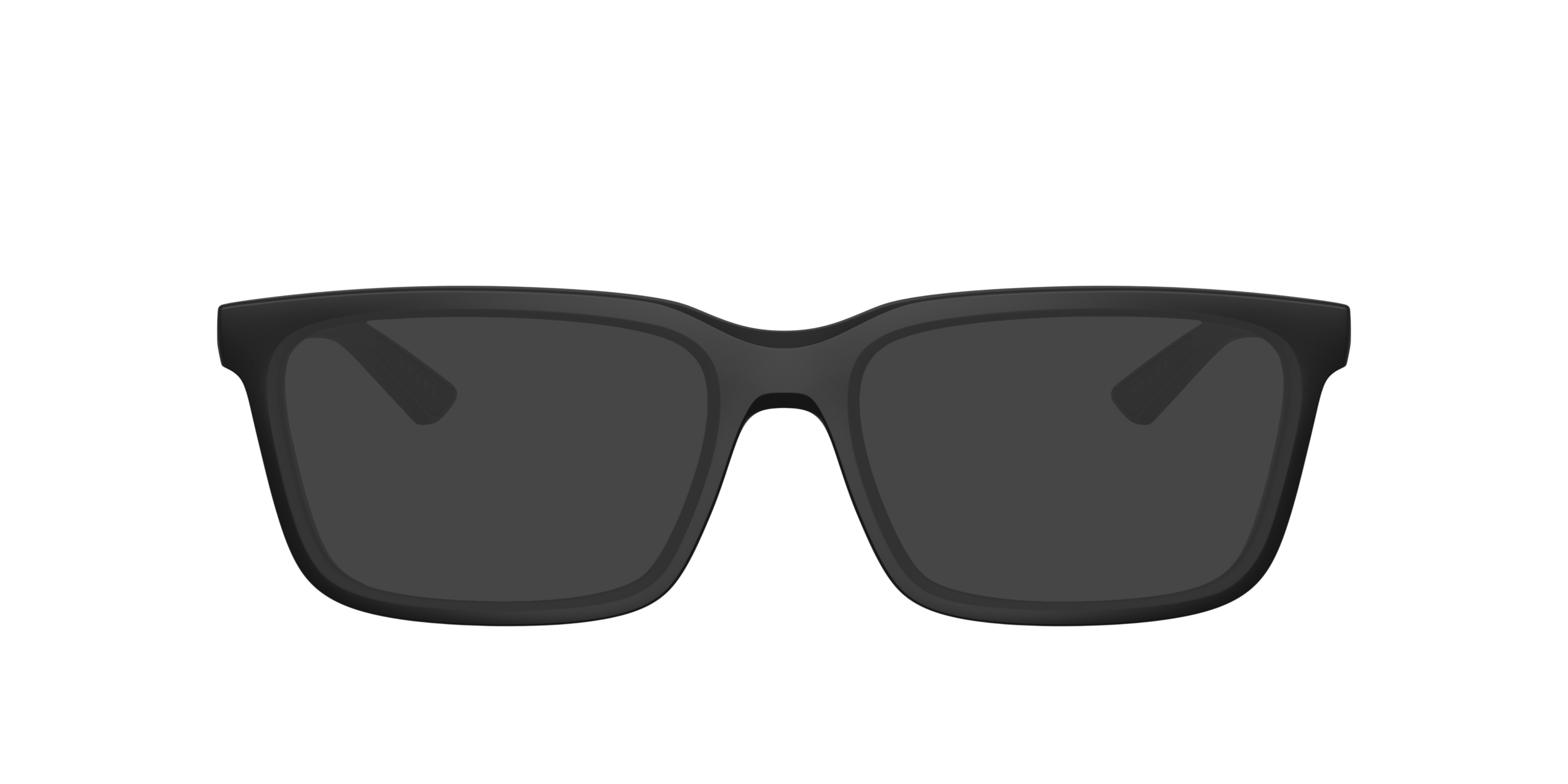 PS 02SV Matzwart KunststofEyeglass Frames van B24, met getinte lenzen