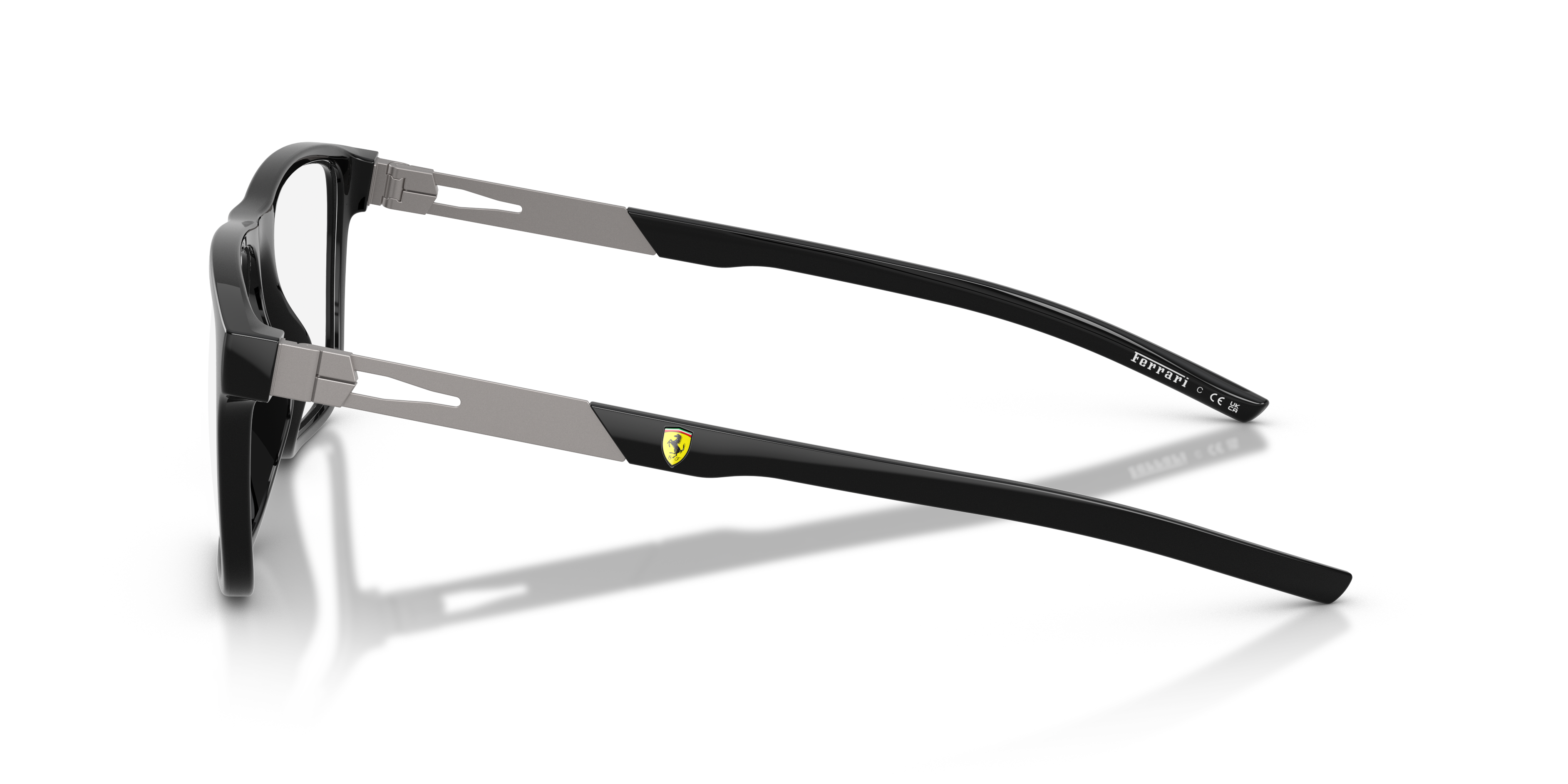 FZ8020U Zwart KunststofEyeglass Frames van B24, Zijaanzicht