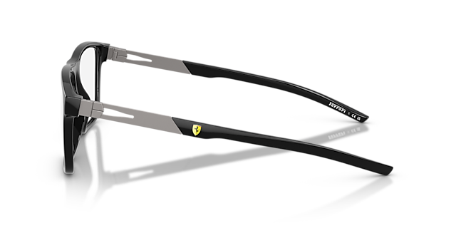 FZ8020U Schwarz KunststoffEyeglass Frames von B24, Seitenansicht