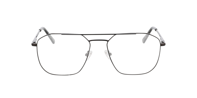 Berry Staalgrijs  &  blauw grijs Havana MetaalEyeglass Frames van B24, Vooraanzicht