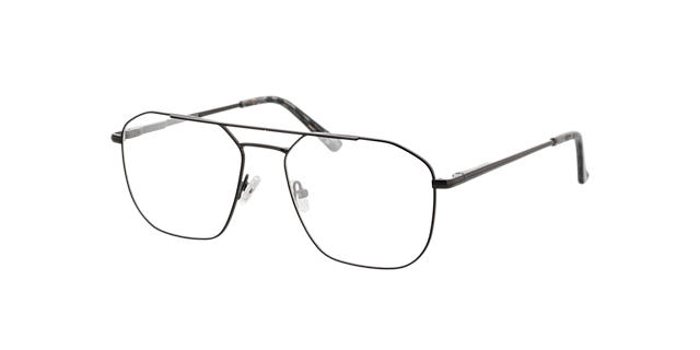 Berry Staalgrijs  &  blauw grijs Havana MetaalEyeglass Frames van B24, Hoekweergave