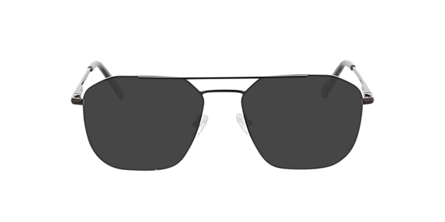 Berry Staalgrijs  &  blauw grijs Havana MetaalEyeglass Frames van B24, met getinte lenzen