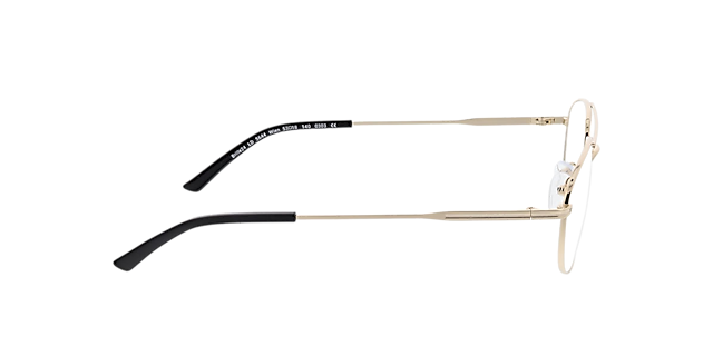 Wien Goud & zwart MetaalEyeglass Frames van B24, Zijaanzicht
