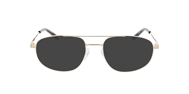 Wien Goud & zwart MetaalEyeglass Frames van B24, met getinte lenzen