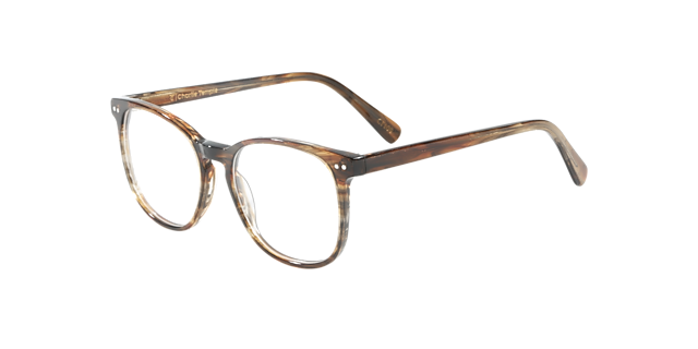 BARRON Brown Horizon AcetaatEyeglass Frames van B24, Hoekweergave