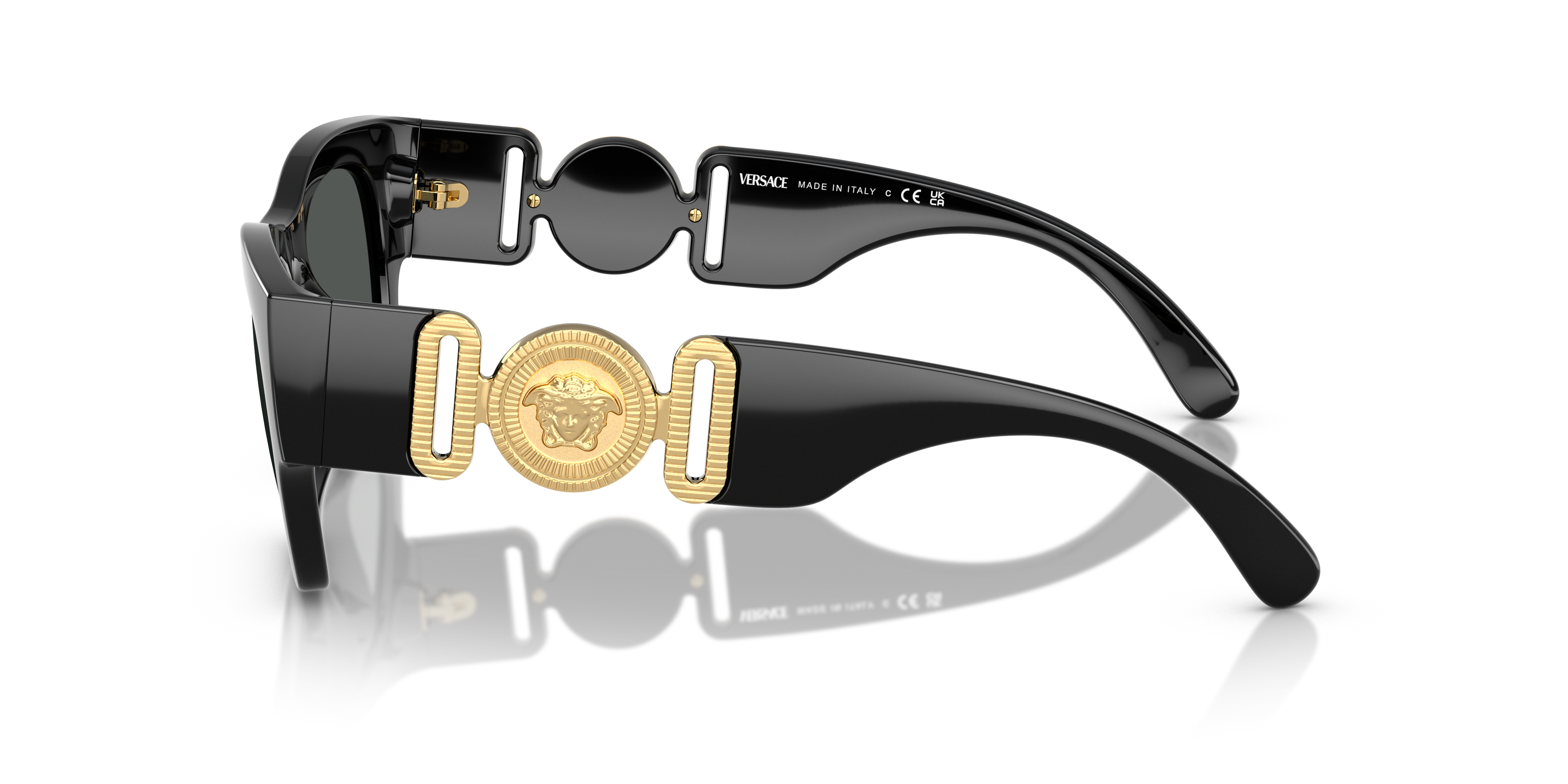 VE4479U Zwart KunststofSunglass Frames van B24, Zijaanzicht