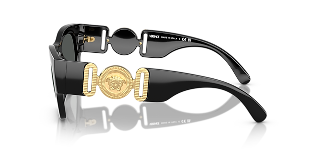 VE4479U Schwarz KunststoffSunglass Frames von B24, Seitenansicht