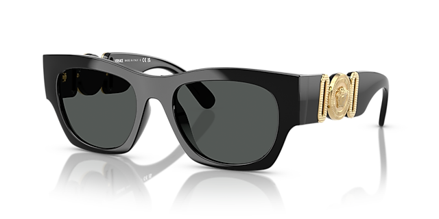 VE4479U Schwarz KunststoffSunglass Frames von B24, Dreiviertelansicht