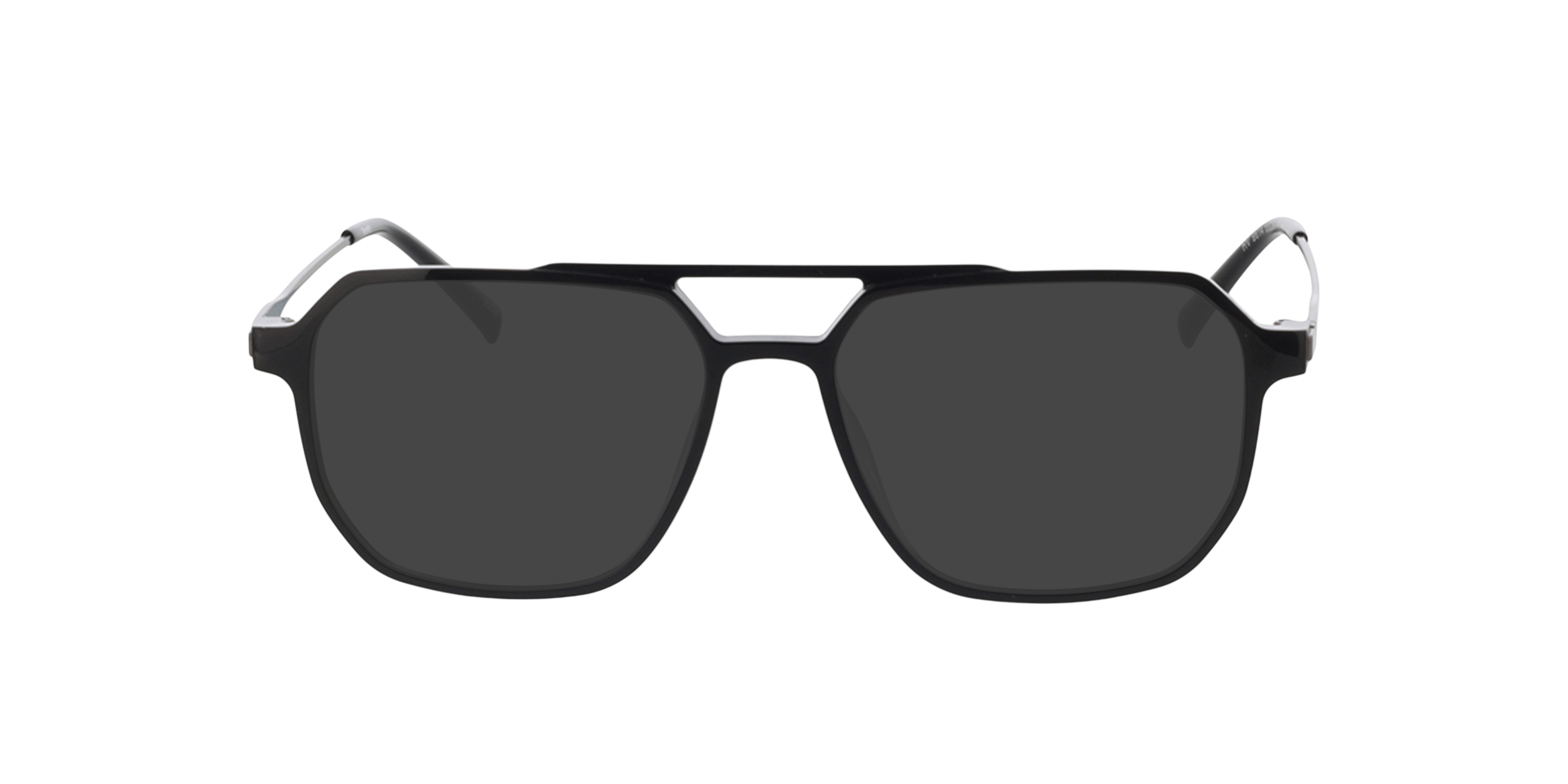 Brady Black  &  Matt Silver KunststoffEyeglass Frames von B24, mit getönten Gläsern