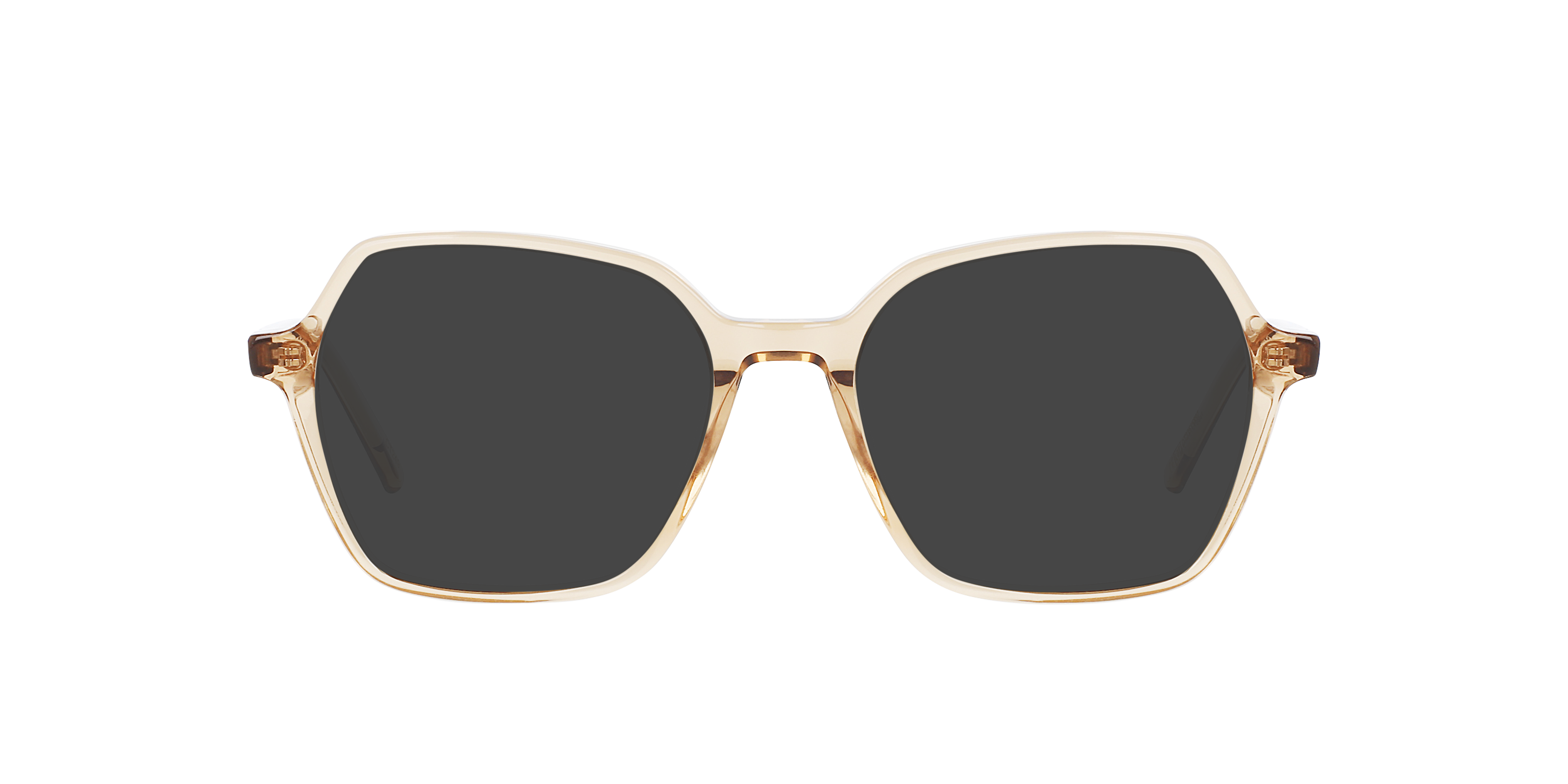 Dalya Crystal Caramel AcetatEyeglass Frames von B24, mit getönten Gläsern