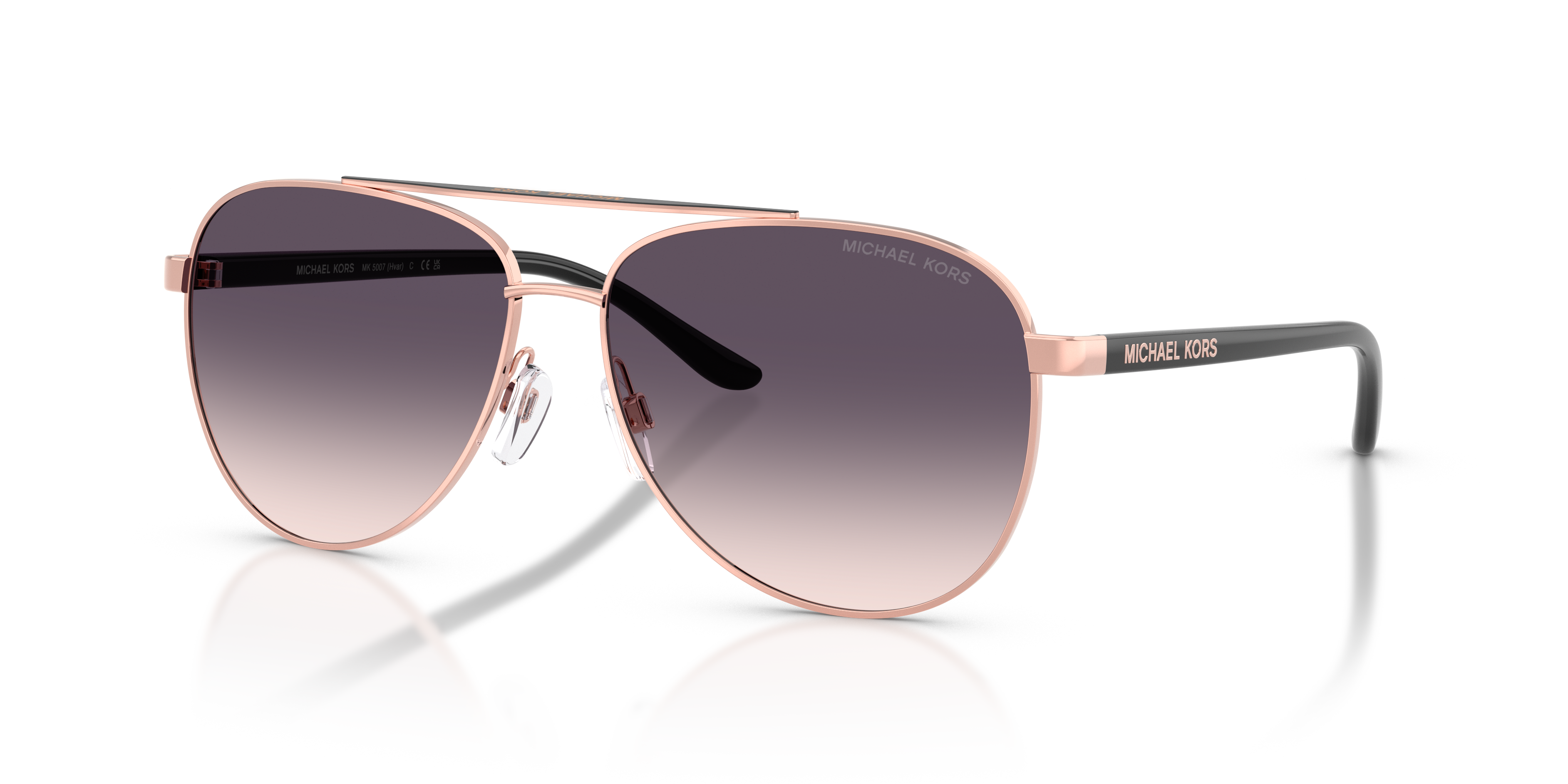MK5007 Roségoud MetaalSunglass Frames van B24, Hoekweergave