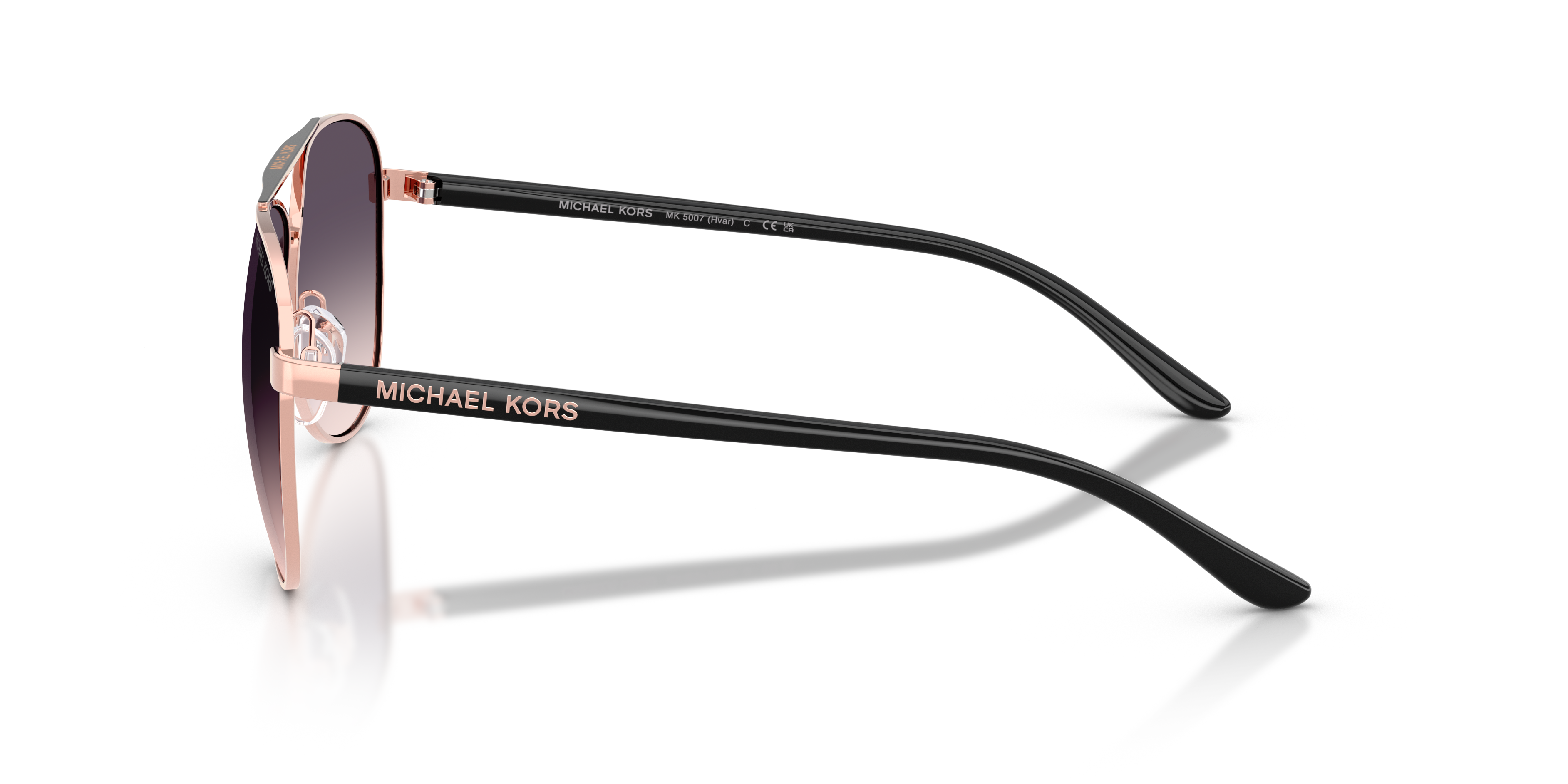 MK5007 Roségoud MetaalSunglass Frames van B24, Zijaanzicht