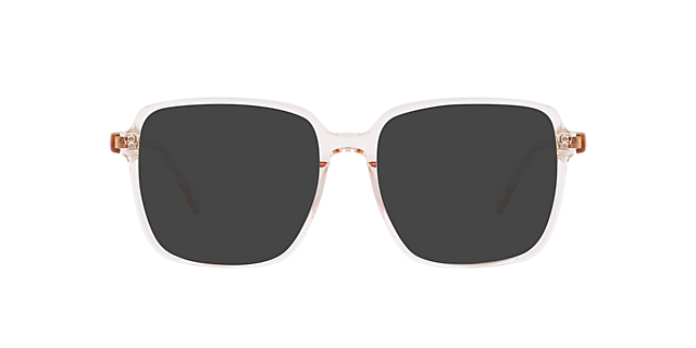 Elena CT Crystal Peach AcetaatEyeglass Frames van B24, met getinte lenzen