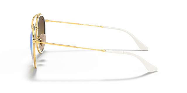 RB3647N Arista goud MetaalSunglass Frames van B24, Zijaanzicht