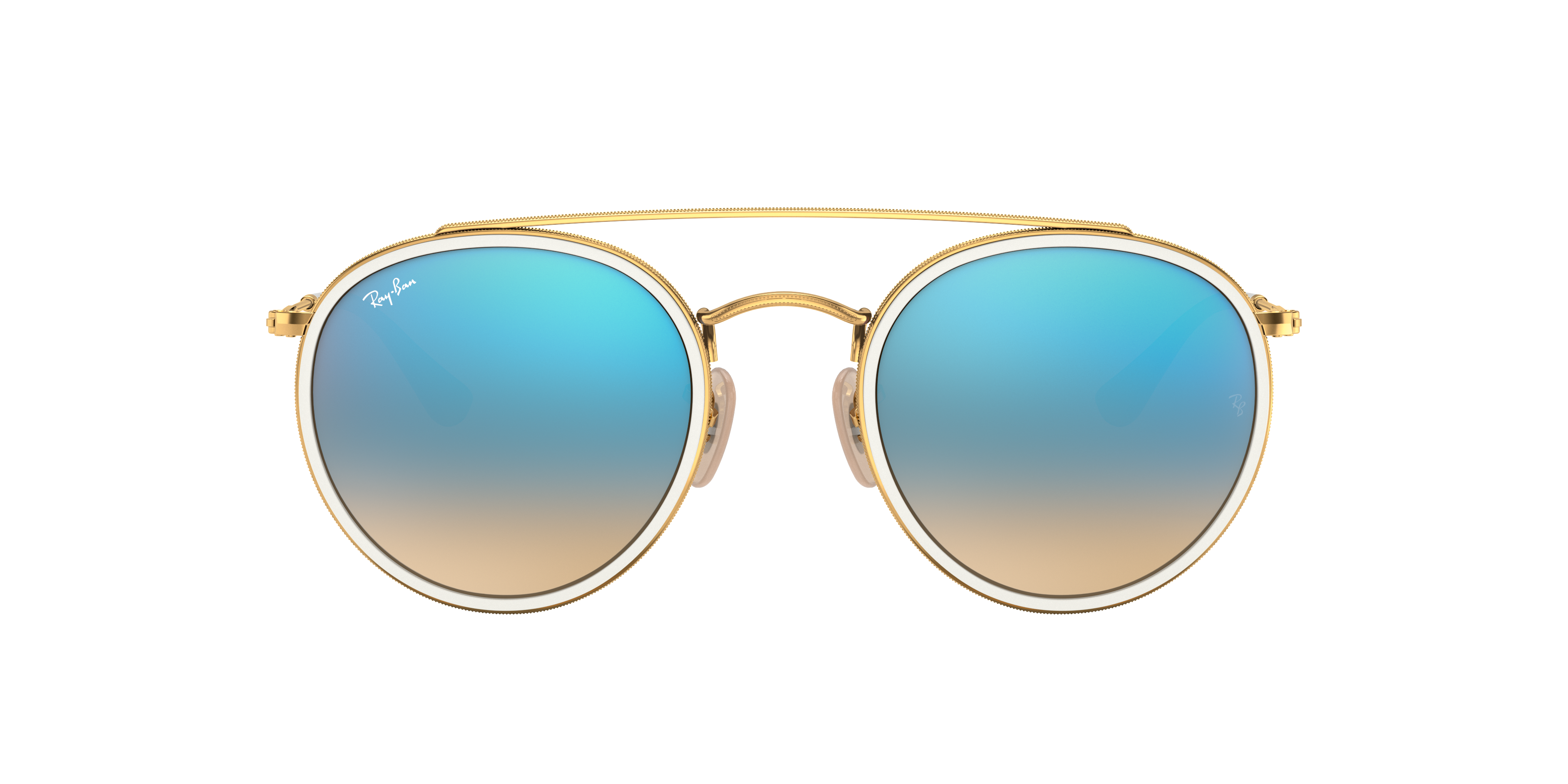 RB3647N Arista goud MetaalSunglass Frames van B24, met getinte lenzen