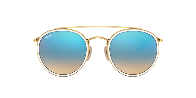 RB3647N Arista goud MetaalSunglass Frames van B24, met getinte lenzen
