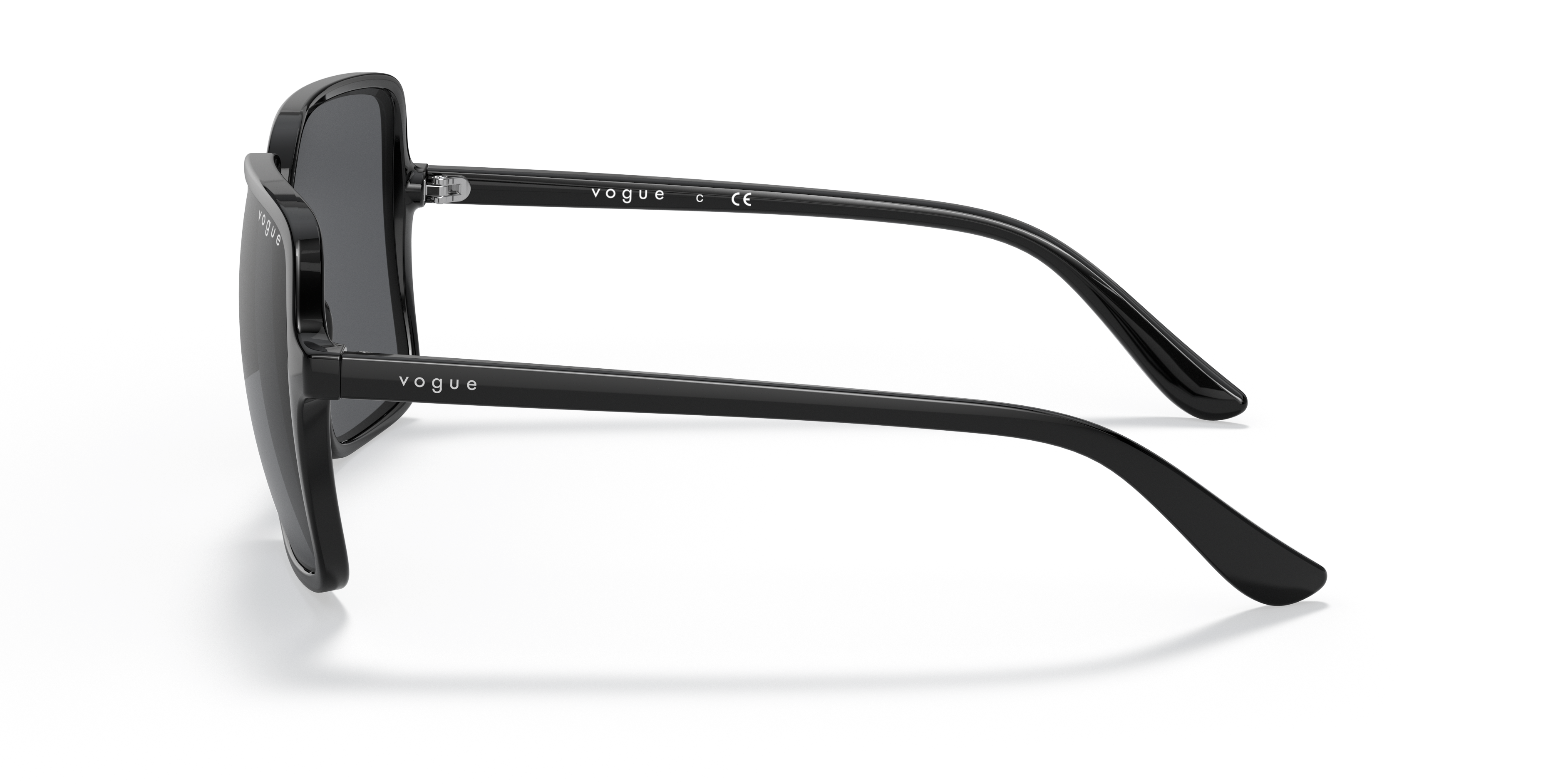 VO5352S Schwarz KunststoffSunglass Frames von B24, Seitenansicht