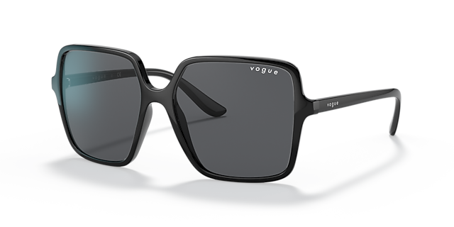 VO5352S Zwart KunststofSunglass Frames van B24, Hoekweergave